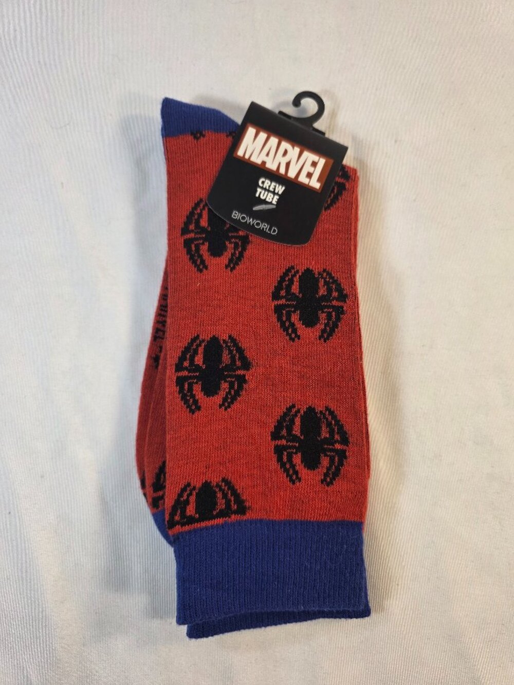 Marvel Crew Socks (1 pair) 10-13 Spiderman
